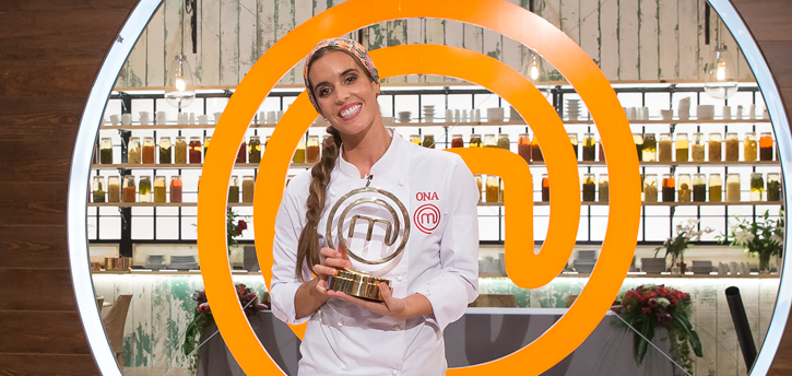 Ona Carbonell, vencedor do ‘MasterChef Celebrity 3’, líder do dia com mais de 3,2 milhões de telespectadores (22,7%)